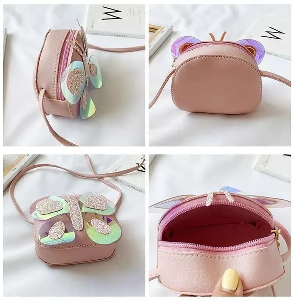 New Glitter butterfly hand bag for girls