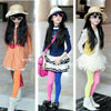 Candy color mixed tights for girls