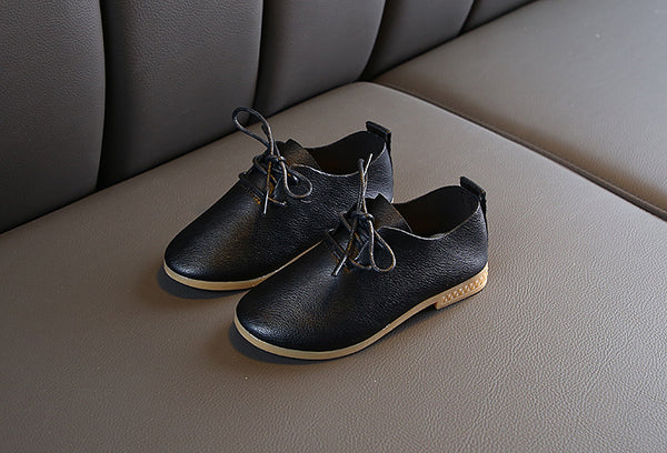 3726 Soft leather formal lace style for boys