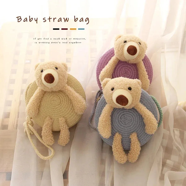 Bear style shoulder bag for girls