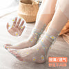 Transparent Net Thin Girls transparent flower socks mesh
