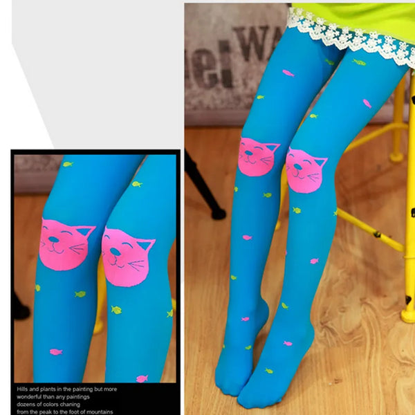 Spring Candy colored pantyhose thin tights for girls