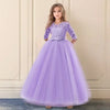 Fancy prom gown flower frock for girls