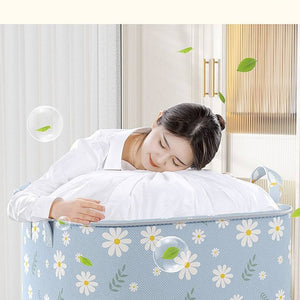 Large capacity household bag clothing storage box wardrobe portable moving bad with handle