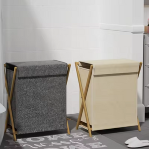Household laundry basket with clothes storage large size