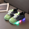Kids fashion girls shining light sneakers for girls