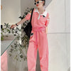 Heart print shiirt with trouser 2 piece dress for girls