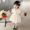 Floral style princess frock for girls