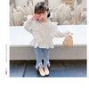 Casual style shirt + denim flared pant 2 pcs dress for girls