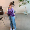 Half sleeve shirt with vest top + pant 3 pcs dress for girls