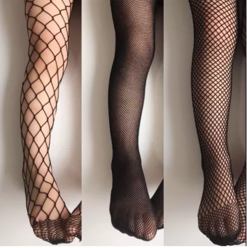4592 Hollow out stocking pantyhose black club party long mesh legging for girls