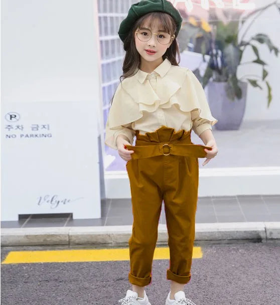 Shirt + Pants new style summer and winter dress for girls