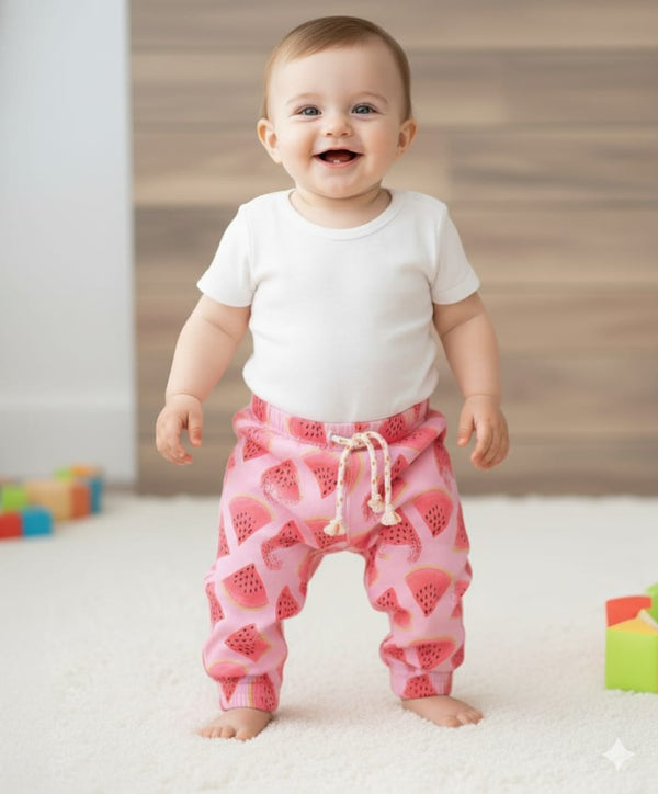 557 GIRLS WATERMELON PRINT TROUSER