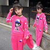 3 pcs Fleece Hoodie + T-shirt + pant tracksuite winter dress for girls warm stuff