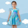 Party dress little girls sleeveless frock for girls