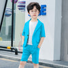 3pcs casual style coat+shirt with short Formal Dress for boys and girls