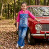 Stylish dress shirt with jeans pant dress for girls