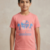 Surf and beach club printed only shirt for girls and boys