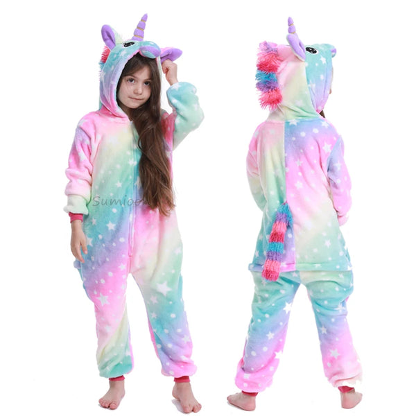 Girls clothes Pakistan unicorn style sleepwear dress for girls