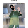 Boys clothes half sleeve shirt and short casual track suit for boys
