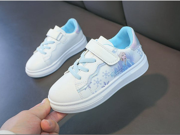 4701 Kids wear elsa frozen sneakers casual shoes for girls