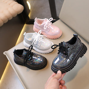 Girls shoes flate shoe round tor non-slip boys and girls