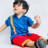 Casual style cotton shirts and shorts for girls and boys