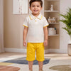 Toddler Boys 2-Piece Preppy Knit Polo & Shorts Set