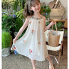 Western Dress beach princess embroidered frock for girls